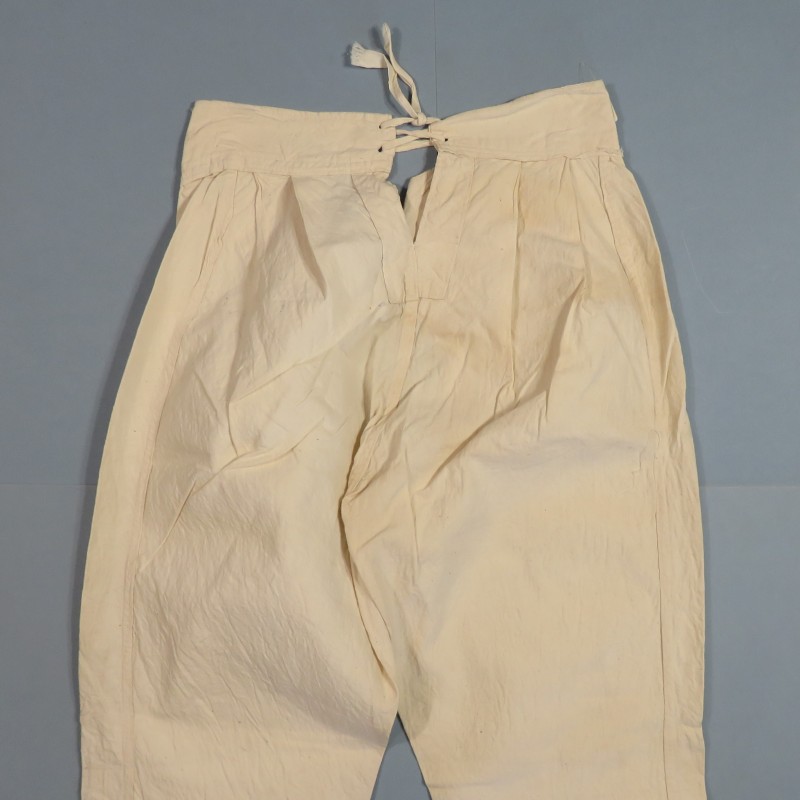 CALECON MILITAIRE LONG BLANC REGLEMENTE DE LA 15 ème SECTION INFIRMIERS MILITAIRES SIM EQUIPEMENT GUERRE 1914 1918